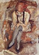 Jules Pascin Keludiya have break oil painting reproduction